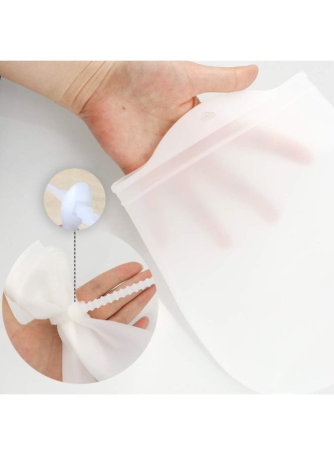 قطعتان من كيس عجن العجين السيليكون متعدد الاستخدامات للخبز والمعجنات والبيتزا - حقيبة خلاط الدقيق لسهولة الخلط - أداة المطبخ والإكسسوار للخبز بدون جهد - Image 2