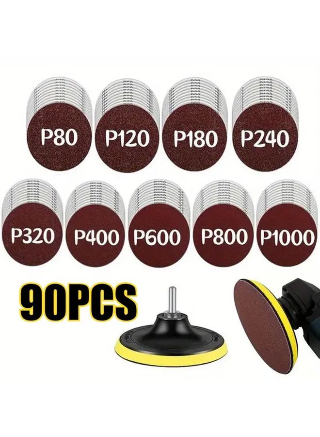 50 Pcs 5 Inch Aluminum Oxide Sanding Discs Multi Grit 60 1000 For Drills Grinders Rotary Tools - Image 4