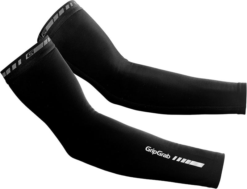 GripGrab Winter Cycling Arm Warmers Thermal Cold Weather Road Gravel Mountain Bike Arm Sleeves Warm Fleece Anti-Slip - Image 1