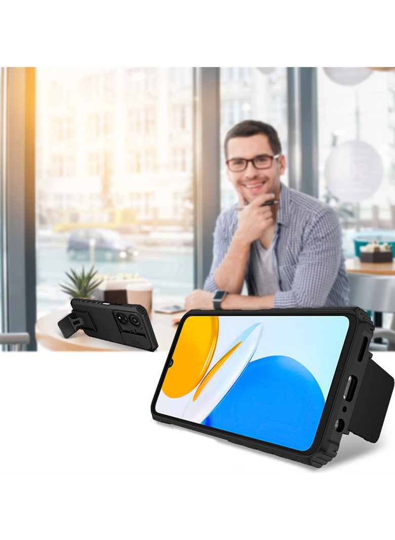 Case for Huawei honor x7 Case with Slide Camera Lens Kickstand High-Grade Bumpers Armor Shockproof Protective Cover for Honor x7 - Image 4