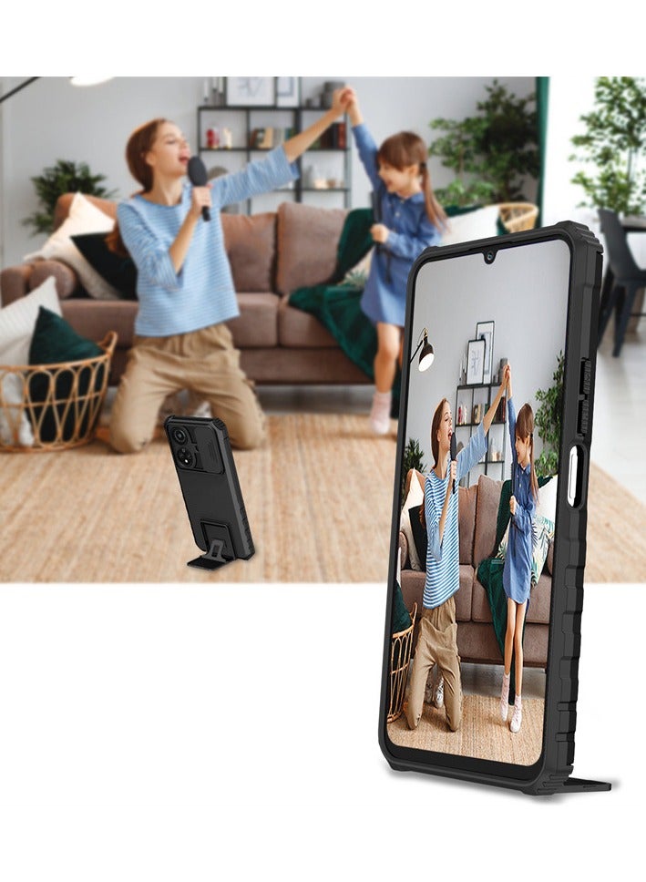 Case for Huawei honor x7 Case with Slide Camera Lens Kickstand High-Grade Bumpers Armor Shockproof Protective Cover for Honor x7 - Image 5