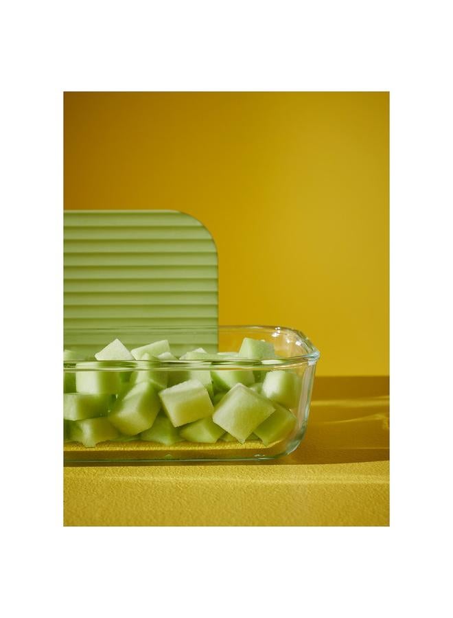 erorex Food container with lid, set of 5, transparent/multicolour - Image 5