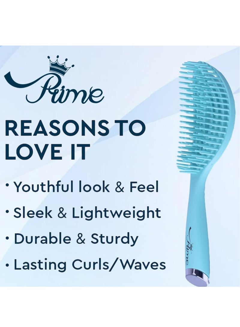 Prime HairBrush for Wet Curly Detangling Hair Scalp Massage Comb Easy to Clean Comb Blow Dry Styling Curling Straightening Tools for Salon Home Use - Image 4