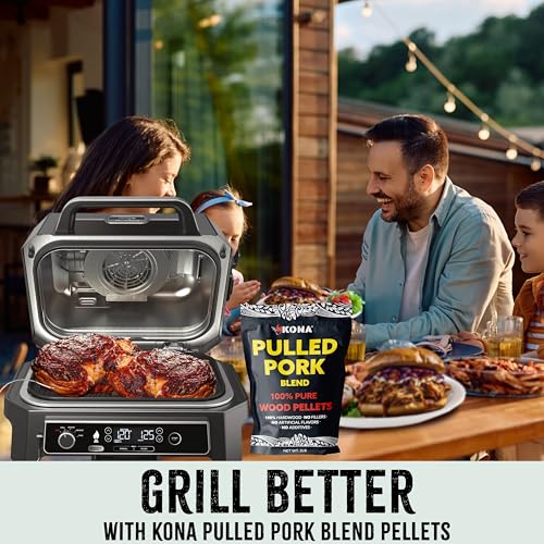 Kona Pulled Pork Blend Smoker Pellets, Intended for Ninja Woodfire Outdoor Grill, 2 lb Resealable Bag - Image 3