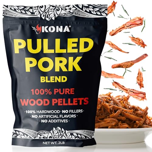 Kona Pulled Pork Blend Smoker Pellets, Intended for Ninja Woodfire Outdoor Grill, 2 lb Resealable Bag - Image 1