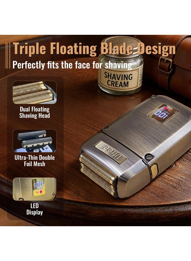 UFREE Hair Clippers for Men Professional, 3 in 1 Beard Trimmer Electric Razor Shavers for Men, Nose Hair Trimmer and Detail Trimmer, Cordless Clippers and Trimmers Set Mens Grooming Kit for Gifts - Image 4