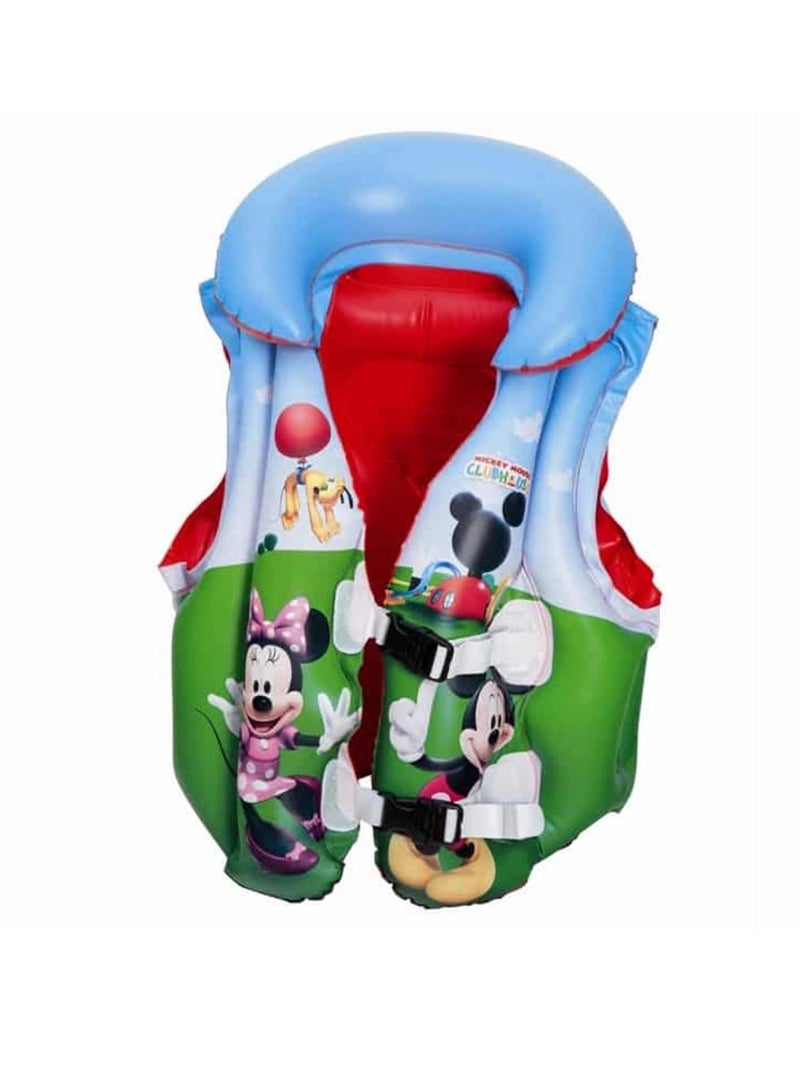 Bestway Bestway Mickey Clubhouse Inflatable Swim Vest (51 x 46 cm, Multicolored) - Image 1
