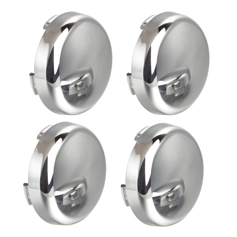 NTHREEAUTO Chrome Bullet LED Turn Signals Lens Cover Compatible with Harley Sportster Street Glide Road King Softail  Mirror Shell