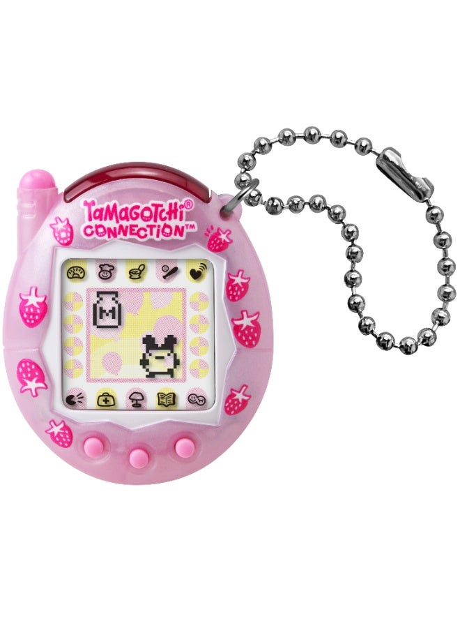 Tamagotchi Connection Strawberry Pearl Milk, Battery Operated | Electronic Pet | Retro Virtual Pet | Toys for Kids, Girls and Boys | Interactive Game | Digital Pet - Image 2