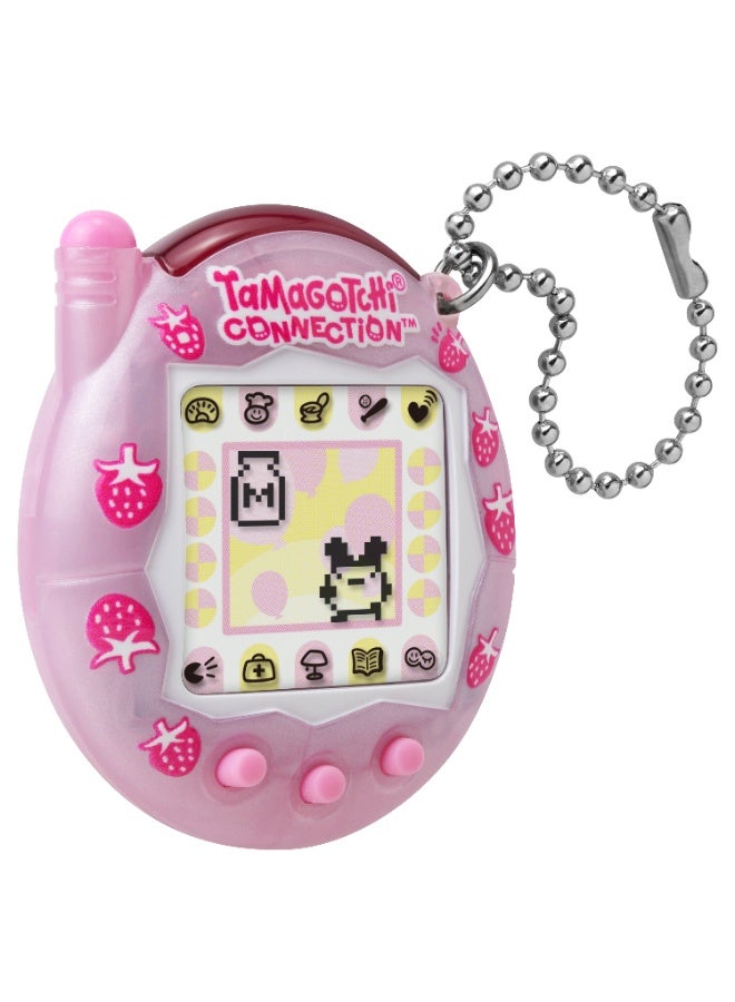 Tamagotchi Connection Strawberry Pearl Milk, Battery Operated | Electronic Pet | Retro Virtual Pet | Toys for Kids, Girls and Boys | Interactive Game | Digital Pet - Image 3