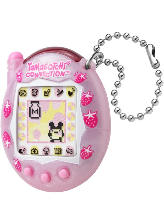 Tamagotchi Connection Strawberry Pearl Milk, Battery Operated | Electronic Pet | Retro Virtual Pet | Toys for Kids, Girls and Boys | Interactive Game | Digital Pet - Image 4