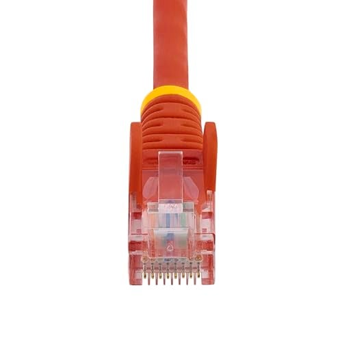 StarTech.com 6 ft. (1.8 m) Cat5e Ethernet Cable - Power Over Ethernet - Snagless - Red - Ethernet Network Cable (45PATCH6RD) - Image 4