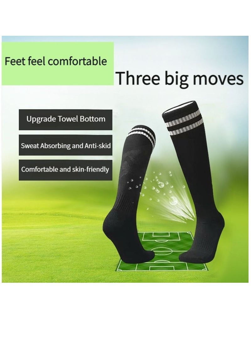 M MIAOYAN M MIAOYAN Training Soccer Socks Adult Kids Men's and Women's Long Socks Towel Bottom Sports Socks - Image 1