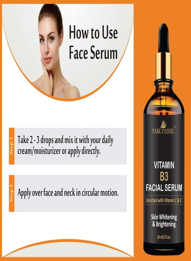Park Daniel Premium Vitamin B3 Serum- For Skin Glow & AntiAging Combo pack of 2 Bottles of 30 ml(60 ml) - Image 5