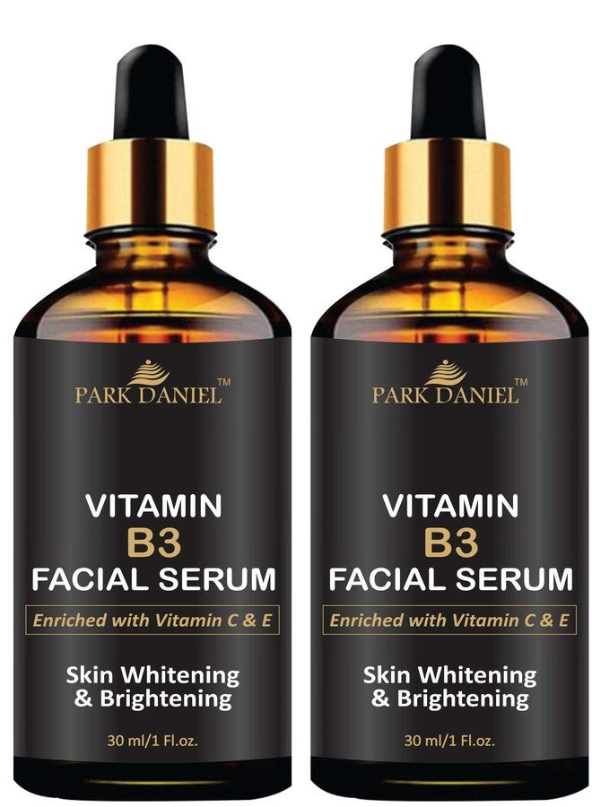Park Daniel Premium Vitamin B3 Serum- For Skin Glow & AntiAging Combo pack of 2 Bottles of 30 ml(60 ml) - Image 1