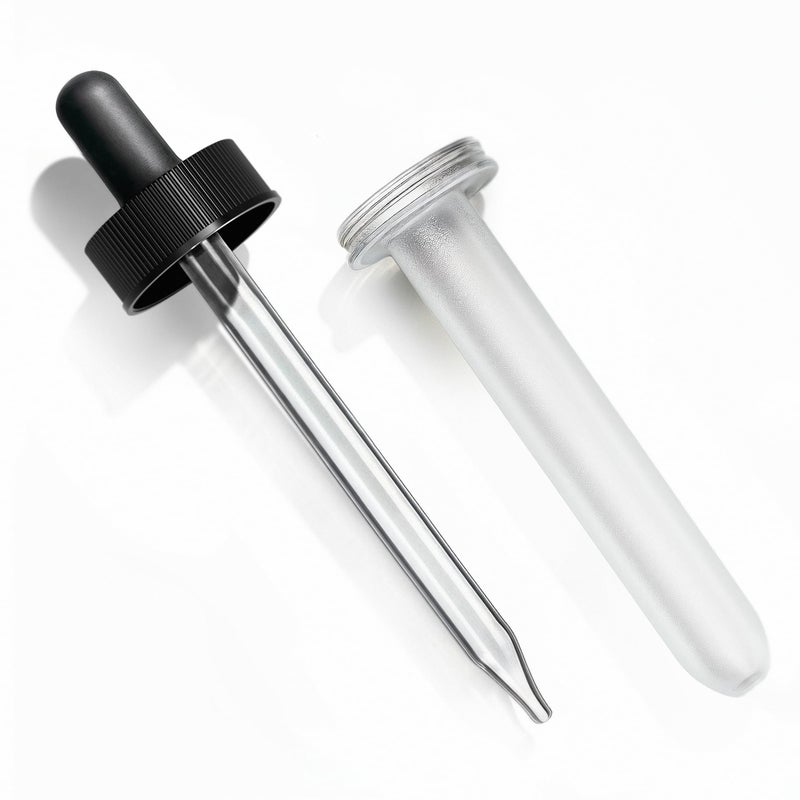 Handcraft Blends Glass Oil Dropper for 4 oz Bottles â€“ With Plastic Protector â€“ For Carrier Oils and Essential Oils Glass Bottles - Image 1