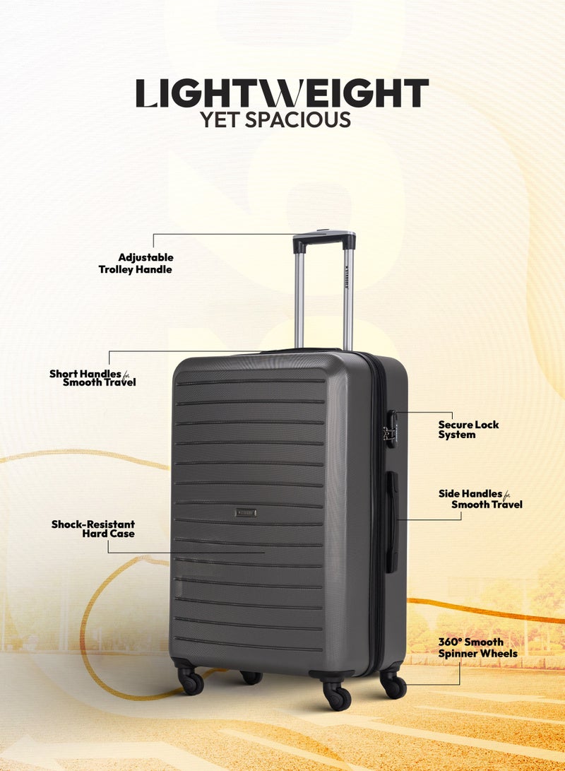 ستارجولد مجموعة حقائب سفر مكونة من 3 قطع من حقائب أمتعة السفر ذات الجانب الصلب من مادة ABS - Image 2