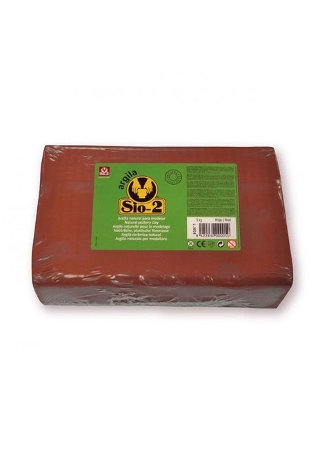 Sio 2 Natural Red Argila Clay 5kg
