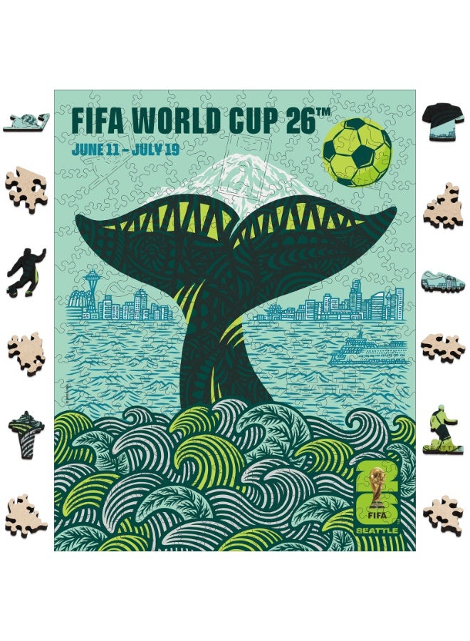 FIFA World Cup لغز خشبي رسمي لكأس العالم 2026 – سياتل | مرخّص للكبار +14 - Image 1