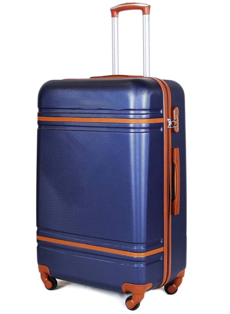 LIMOS Suitcase Set of 4 Hard Shell Luggage Set With Spinner Wheels & 3 Digit Number Lock-Set of 4 Trolley Bags and (20/24/28/14 Inches) (BLUE) - Image 2
