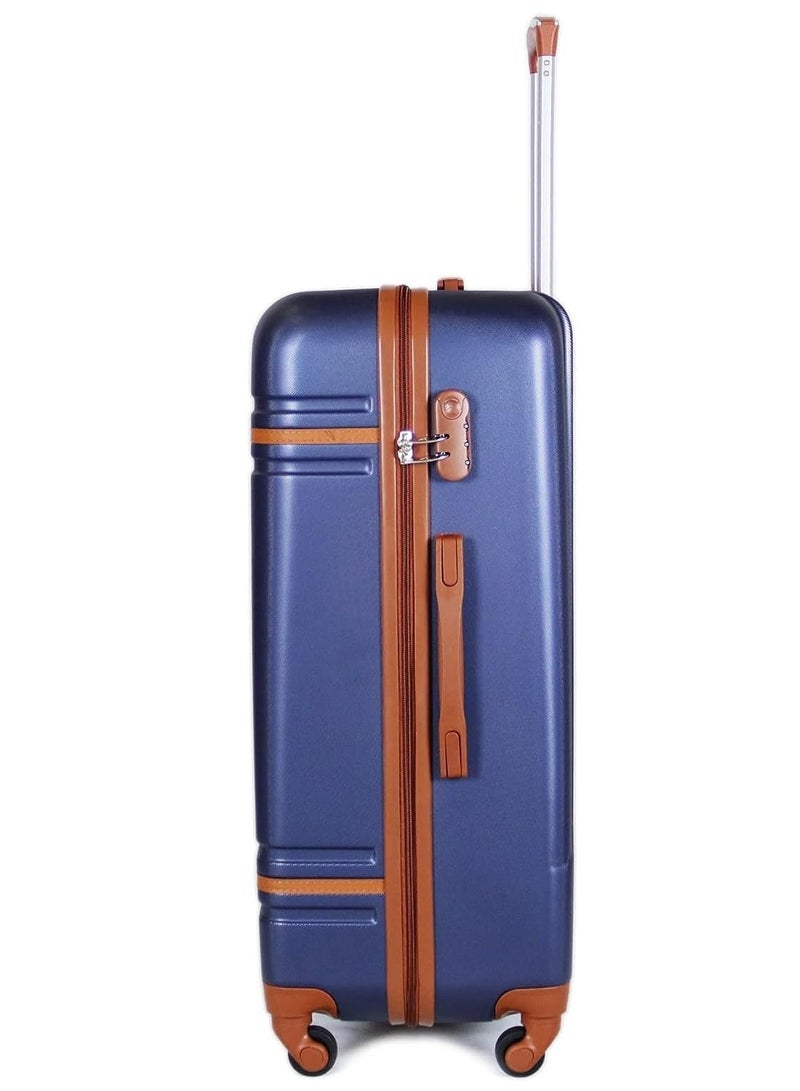 LIMOS Suitcase Set of 4 Hard Shell Luggage Set With Spinner Wheels & 3 Digit Number Lock-Set of 4 Trolley Bags and (20/24/28/14 Inches) (BLUE) - Image 4