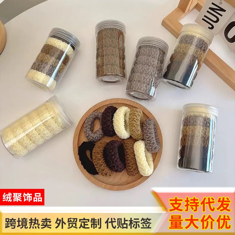 Seamless Headband Headdress Hair Accessories Hair Ring Female Korean Ponytail Hair Does Not Hurt The Hair Elastic Rubber Band Hair Rope - Image 2
