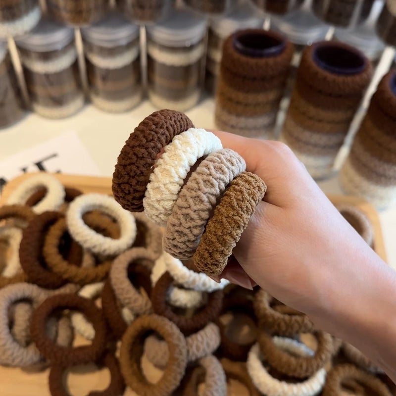 Seamless Headband Headdress Hair Accessories Hair Ring Female Korean Ponytail Hair Does Not Hurt The Hair Elastic Rubber Band Hair Rope - Image 3