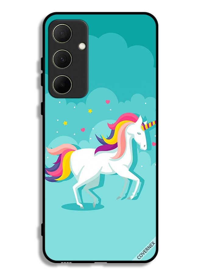 Covernex Samsung Galaxy A35 5G Protective Case Cover Unicorn Walking - Image 1