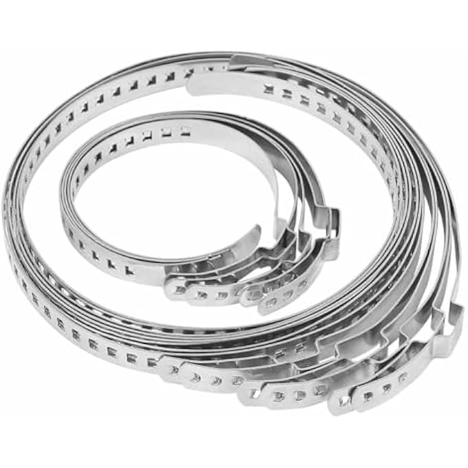 Unity 30Pcs CV Boot Clamps15Pcs Large  15Pcs Small Universal Adjustable Stainless Steel Drive Shaft CV Joint Boot Bands Axle Repair Clamps Kit Hose Clamp Tool for Car Truck SUV - Image 2