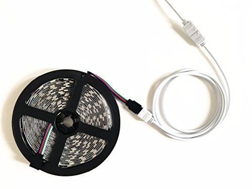 HUALAND 4pcs/Pack White 3m/9.84 ft 4 Pins RGB Extension Cable LED Strip Connector Extension Cable Cord for SMD 5050 3528 2835 RGB LED Light Strip，RGB 4 pin Cable，led Wire Extension - Image 5