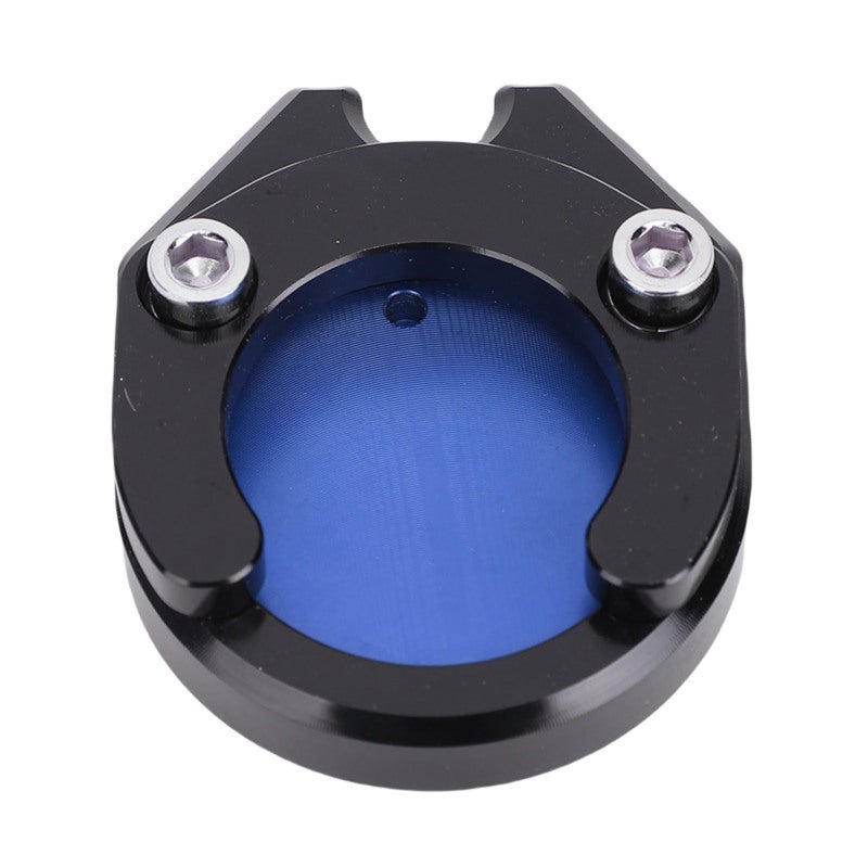 SPIDER Motorcycle Side Stand Extension Plate Aluminium Alloy Strong Support Centre Mount Foot Stand Enlarger Pad Replacement for Xmax Nmax Nvx Aerox Blue - Image 1