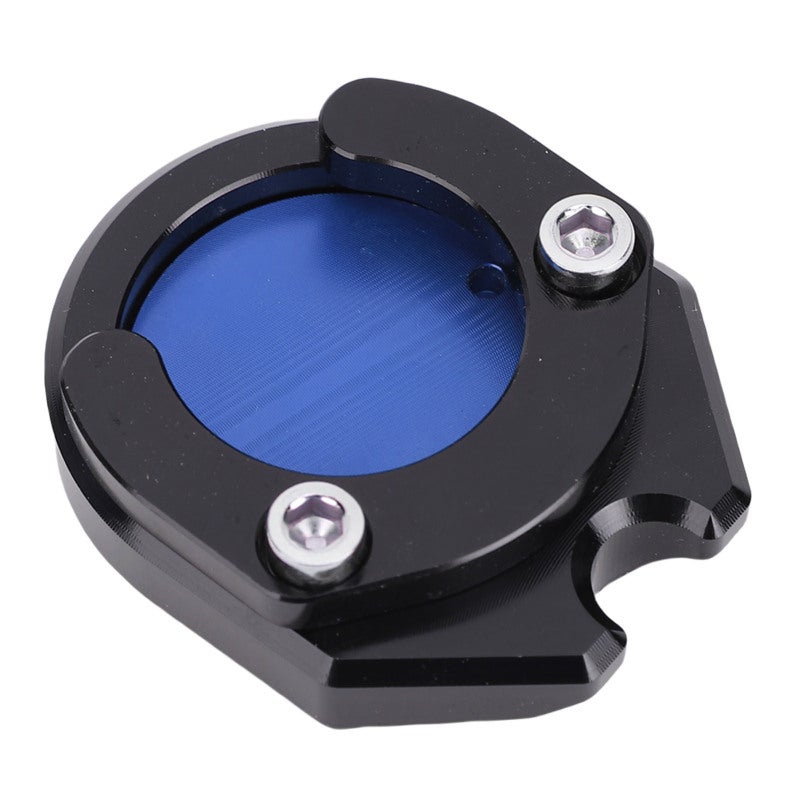 SPIDER Motorcycle Side Stand Extension Plate Aluminium Alloy Strong Support Centre Mount Foot Stand Enlarger Pad Replacement for Xmax Nmax Nvx Aerox Blue - Image 4