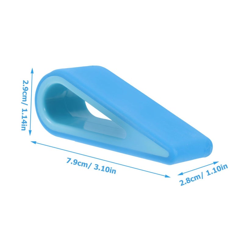2 Pcs Laptop Stand Mini Heightening Notebook Holder With Cooling Radiator Blue Color For Desk Use Reduces Heat Portable Practical Laptop Support - Image 3