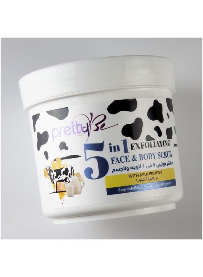 Pretty Be Face and body scrub with milk protein - 550 ml - Image 2