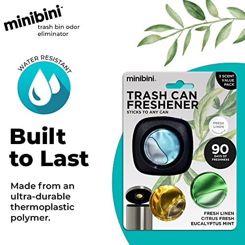 Flint Minibini Trash Can Deodorizer and Odor Eliminator, Garbage Can Air Freshener and Odor Control Up to 90 Days, Device Plus Refill - Image 5