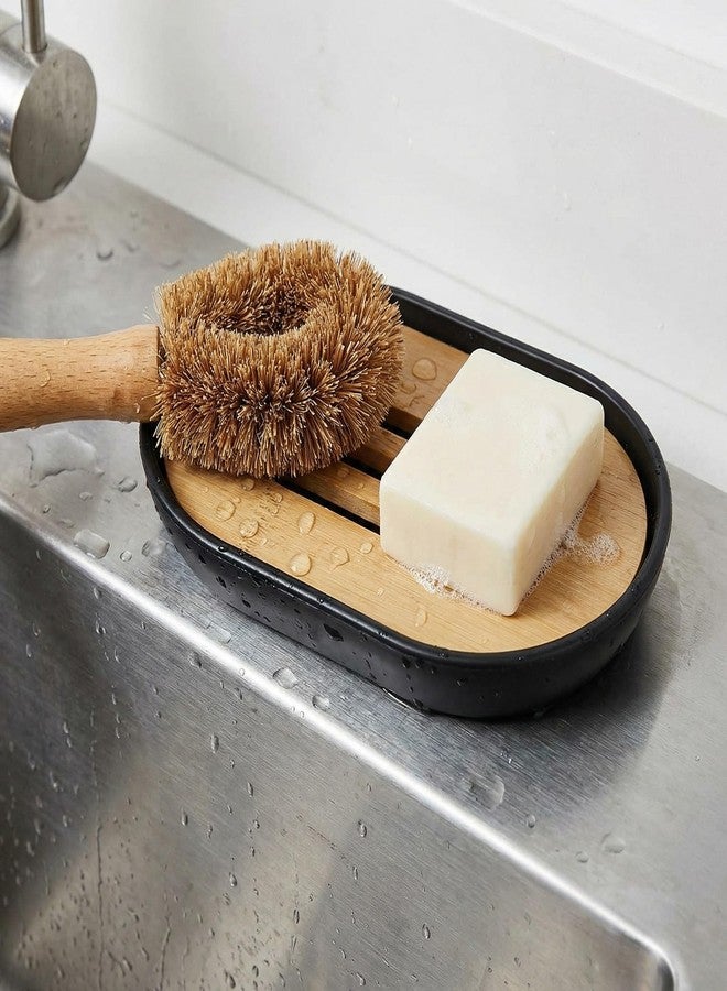 KGCGJVB Bamboo Soap Holder Wooden Dish Bar Tray for Shower Sink Bathroom Self Draining Soap Stand Holders Dishes of Soaps Saver for Homemade Soaps - Image 4