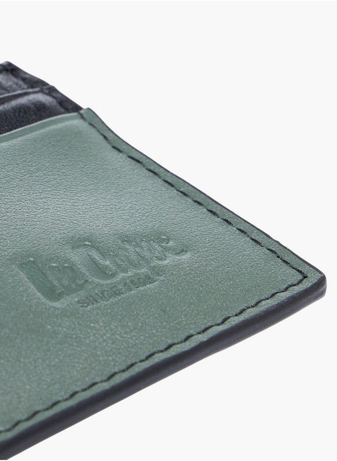 Lee Cooper Logo Embossed Card Holder with Open Top  - Image 4
