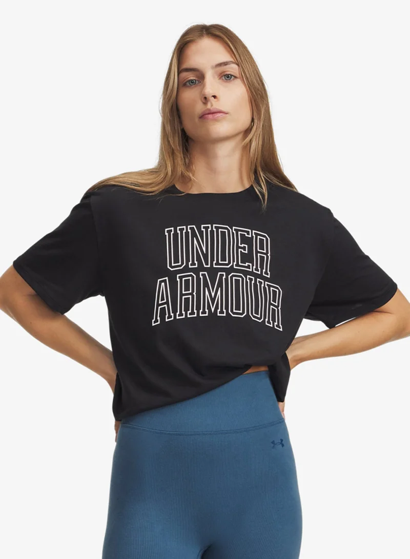 UNDER ARMOUR Oversized Campus Graphic T-Shirt