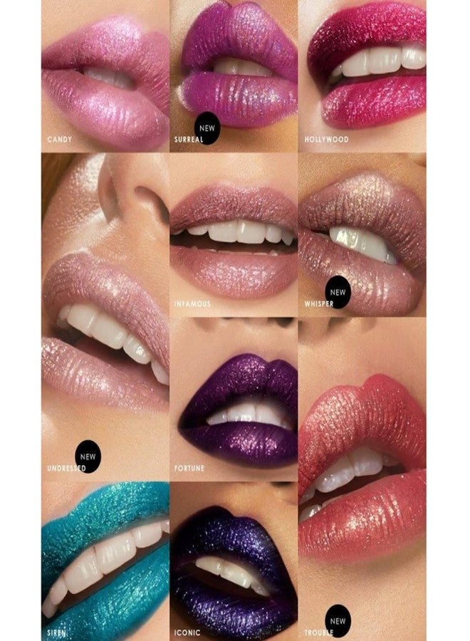 Petansy 12 Pcs Matte Liquid Lipstick Set Lip Makeup, Glitter Diamond Shining Lip gloss 24 Hour Long Lasting Waterproof Halloween Makeup Lipsticks Gift Set for Women - Image 4