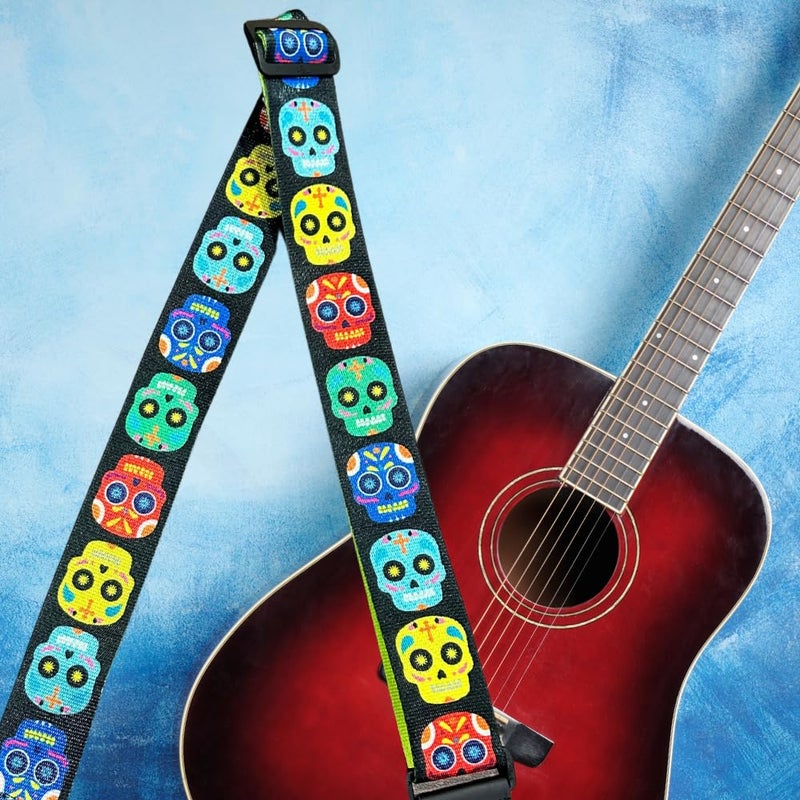Mocking Bird Guitar Strap for Acoustic Adjustable Buckle Electric Guitar Strap Polyester Guitar Belt For Acoustic/Bass/Electric Guitars - Image 4