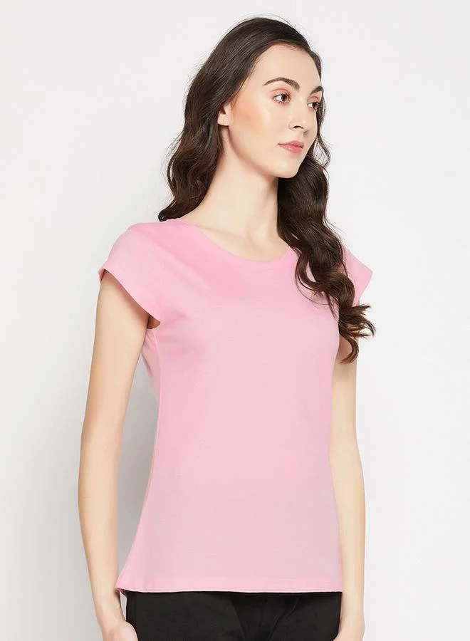 Clovia Clovia Regular Fit Basic Cotton T-Shirt