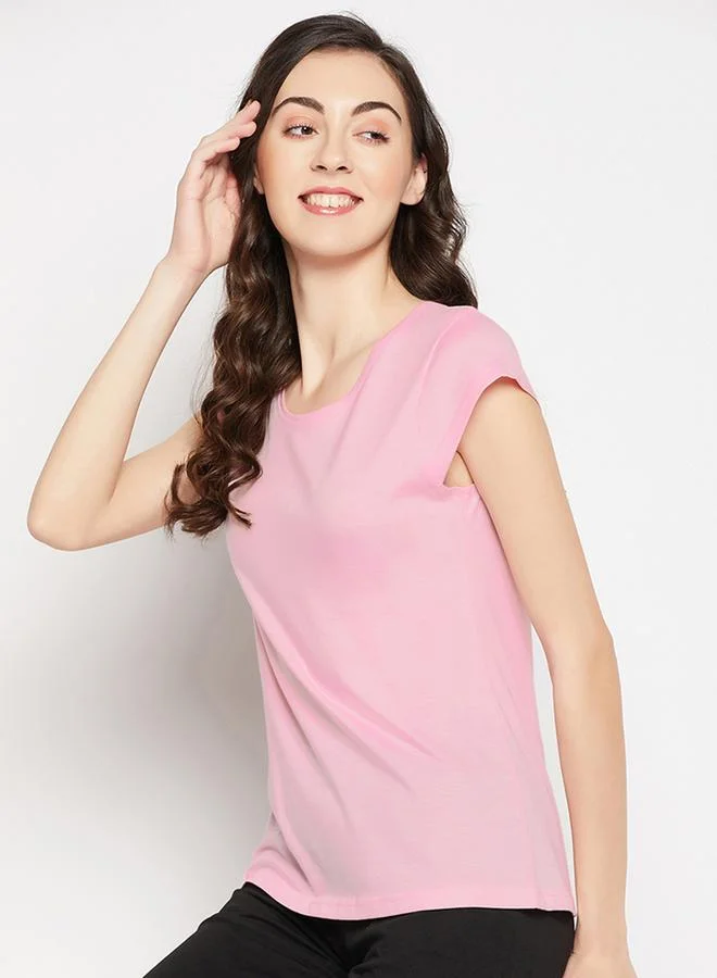 Clovia Clovia Regular Fit Basic Cotton T-Shirt