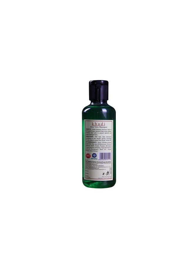 KHADI RISHIKESH Herbal Aloe Vera Shampoo Combo Set Pack Of - 210Ml X 2 (420Ml) - Image 2