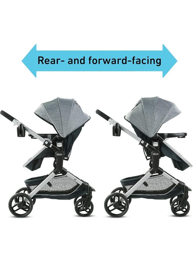 GRACO عربة أطفال غراكو مودز نيست مع مقعد قابل للتعديل في الارتفاع وقابل للعكس، نيكو - Image 4