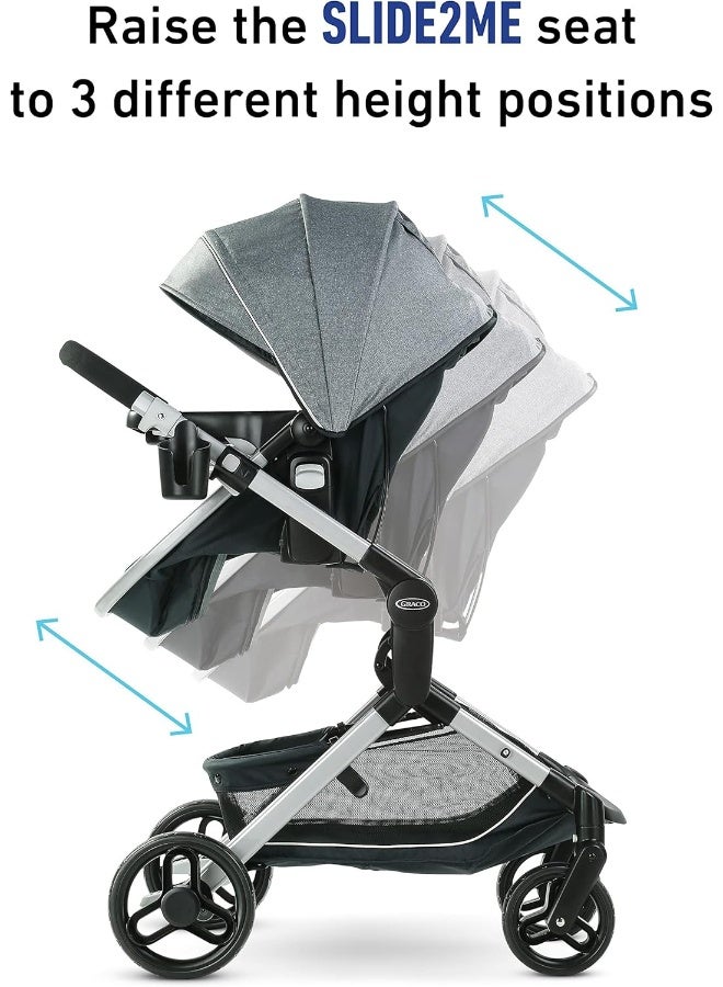 GRACO عربة أطفال غراكو مودز نيست مع مقعد قابل للتعديل في الارتفاع وقابل للعكس، نيكو - Image 2