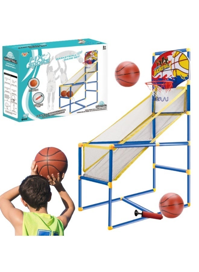 والالا مرمى كرة قدم، 4 أوضاع أهداف كرة قدم منبثقة للأطفال، شبكة مرمى كرة قدم قابلة للطي والحمل مع حقيبة حمل، معدات تدريب كرة القدم للاستخدام الداخلي والخارجي، هدايا كرة قدم للأولاد والبنات، أزرق - Image 2