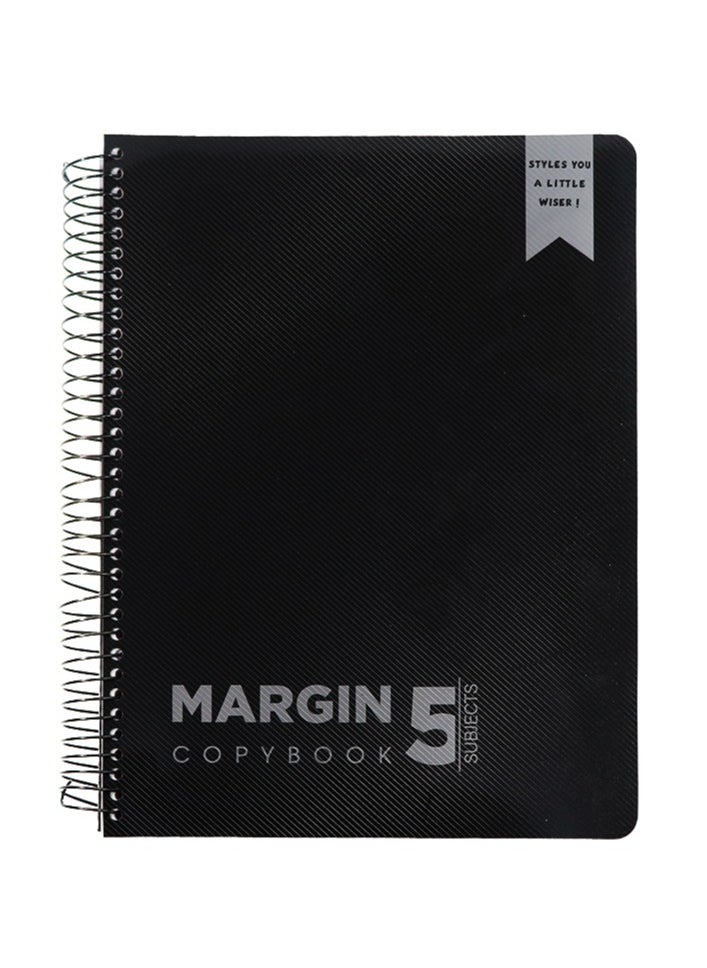 Generic - A4 Wire Sketch Plastic Cover Margin (5 Items)5 SUB(200 Sheets) - Image 1