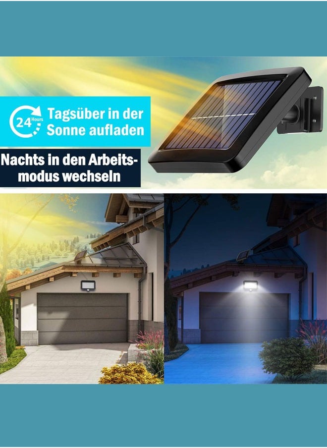 Solar Lights Outdoor LED with Lights Reflector Motion Sensor Wall Lights,IP65 Waterproof Solar Powered for Garden Patio Yard (2Pack)