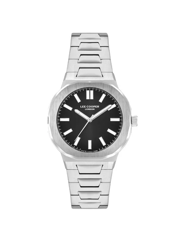 Lee Cooper Lee Cooper Men's Watch, Analog Display and Metal Strap - LC07952.380, Silver