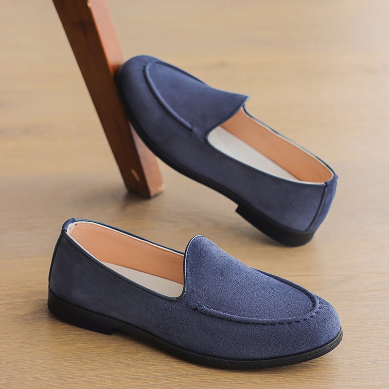 Loafers 2025 Summer Slip-On Beanie Shoes British Retro Outdoor Casual Soft-Soled Lazy Shoes Export Men'S Shoes - Image 4